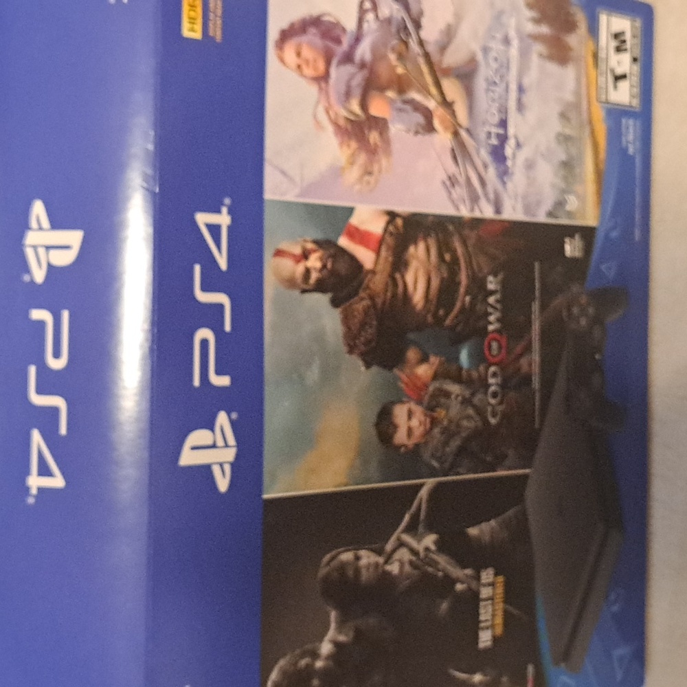 PS4 with controller